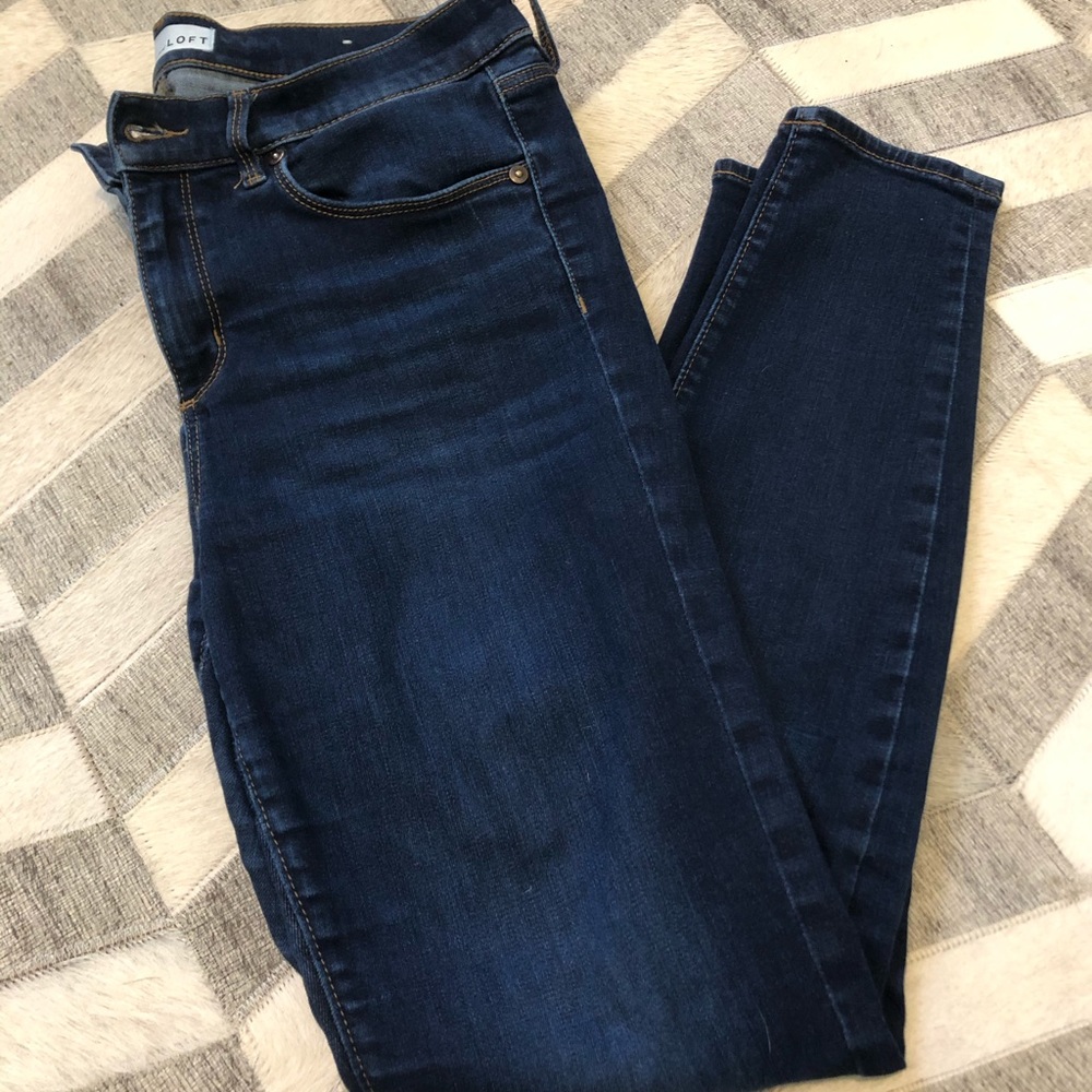 Loft skinny jeans size 8